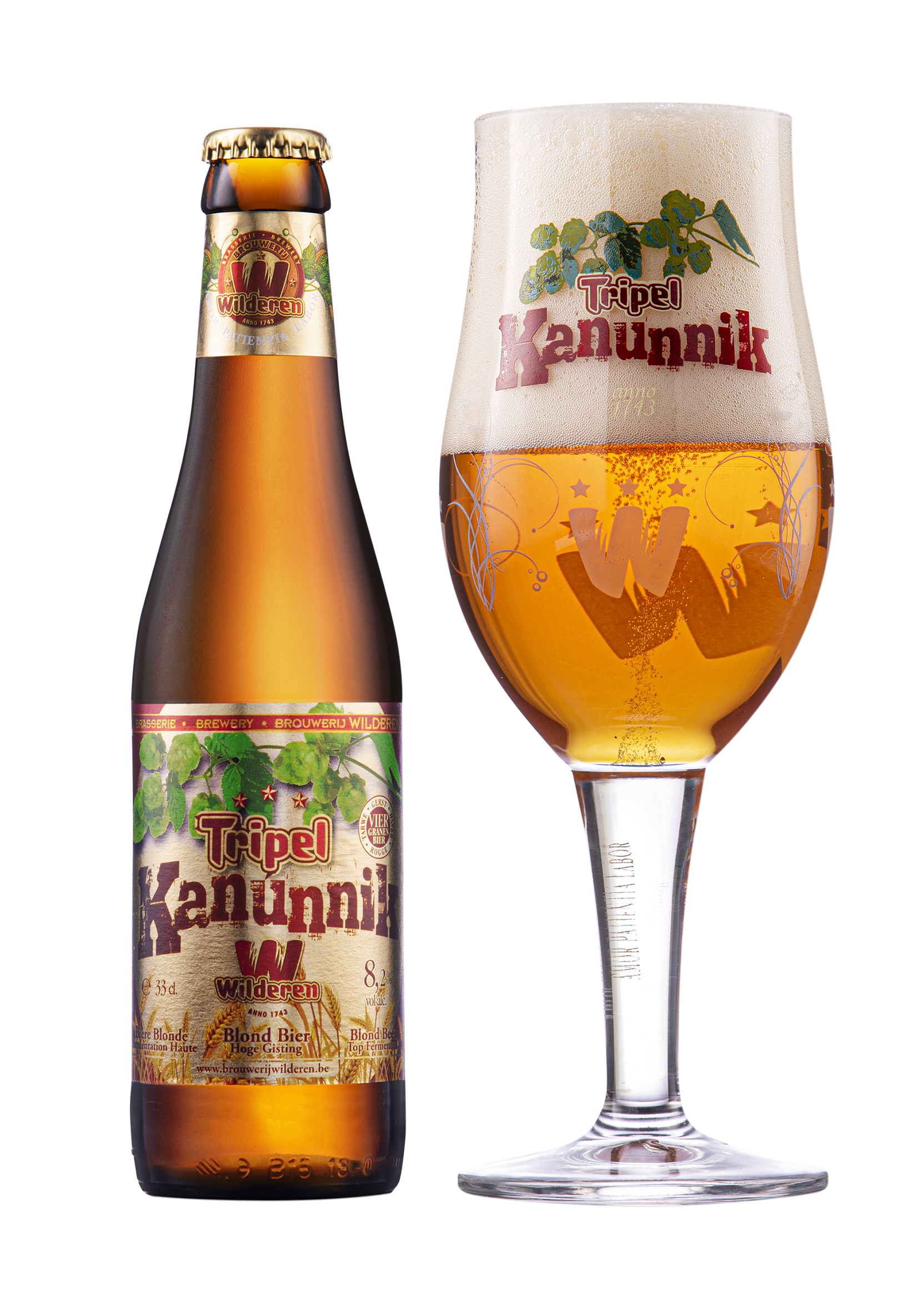 Tripel Kanunnik is a 4-grain beer brewed to an original Wilderen ‘canon’ recipe